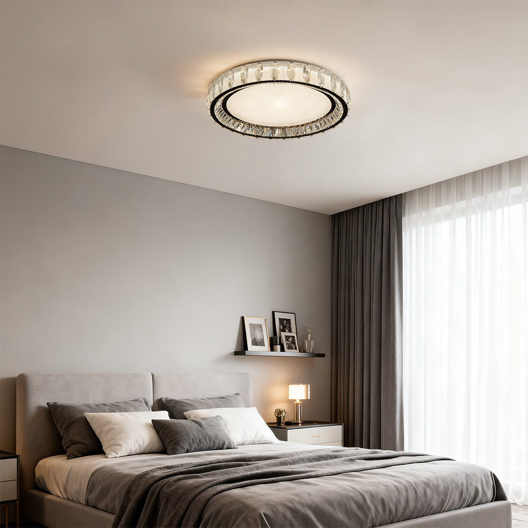WINDSOR CRYSTAL FLUSH CEILING GLOW