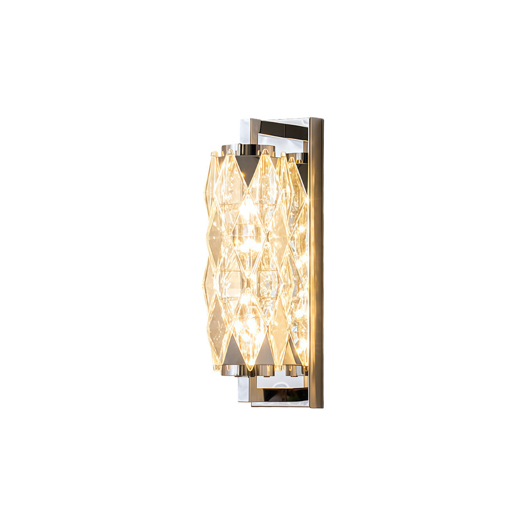 WINDSOR CRYSTAL GEOMETRIC WALL LANTERN