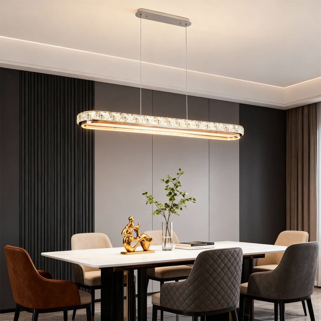 WINDSOR CRYSTAL STRAND LINEAR PENDANT LIGHT
