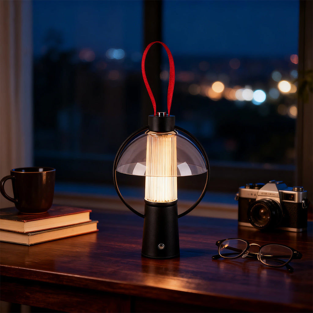 WINTERBOURNE CIRCLE ILLUMINATOR WITH IRON FRAME AND ACRYLIC GLOW