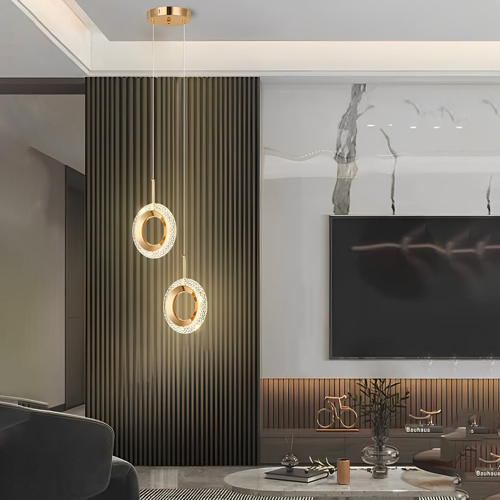 WINTHROP TRIPLE DIMENSIONAL DROPLET PENDANT LIGHT