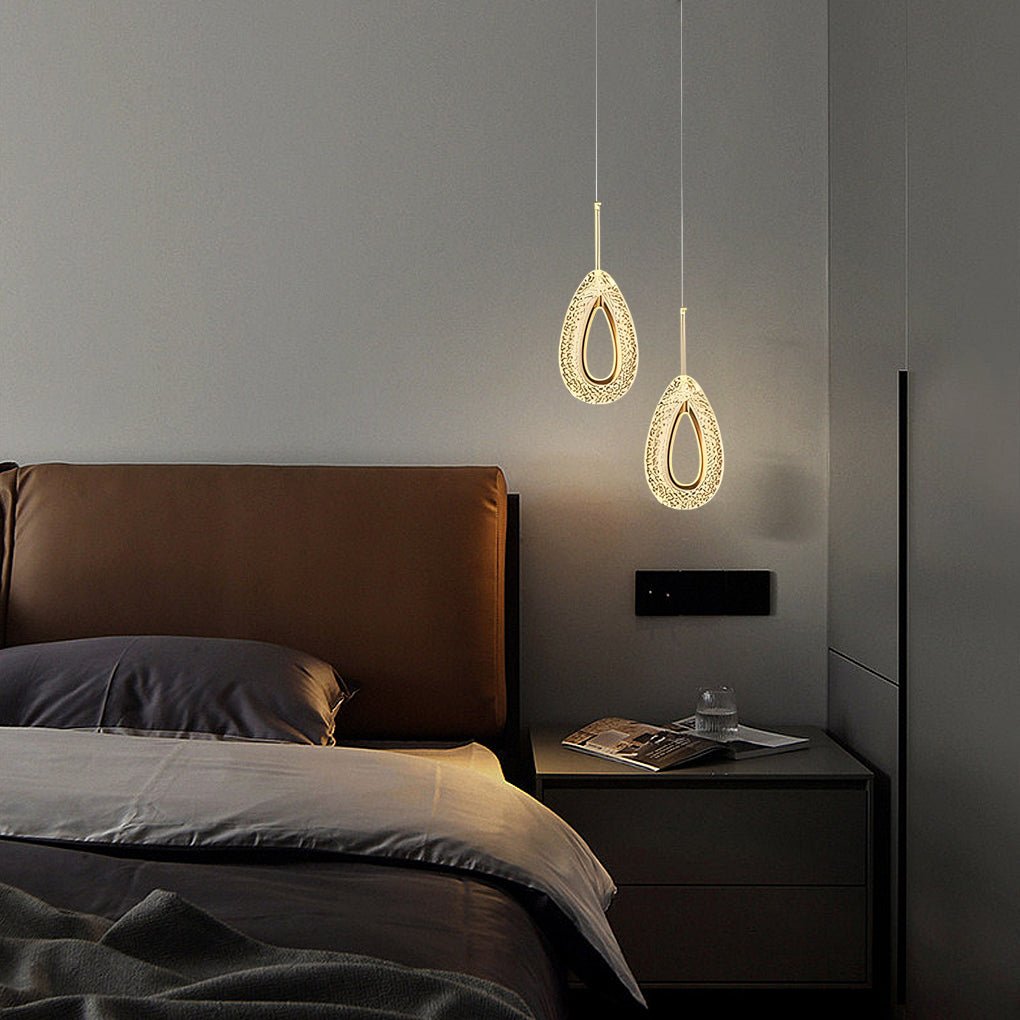 WINTHROP TRIPLE DIMENSIONAL DROPLET PENDANT LIGHT