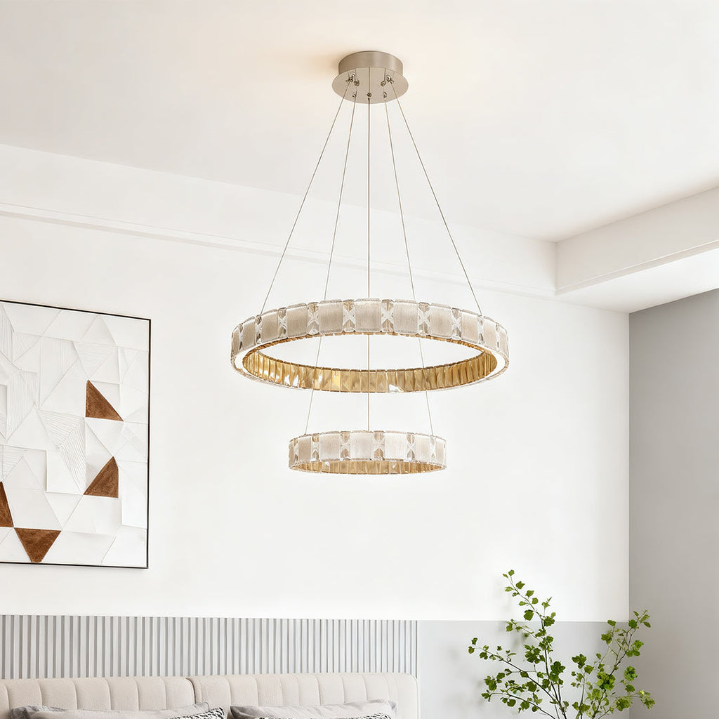 BELGRAVIA CRYSTAL LUSTRE CEILING ILLUMINATOR