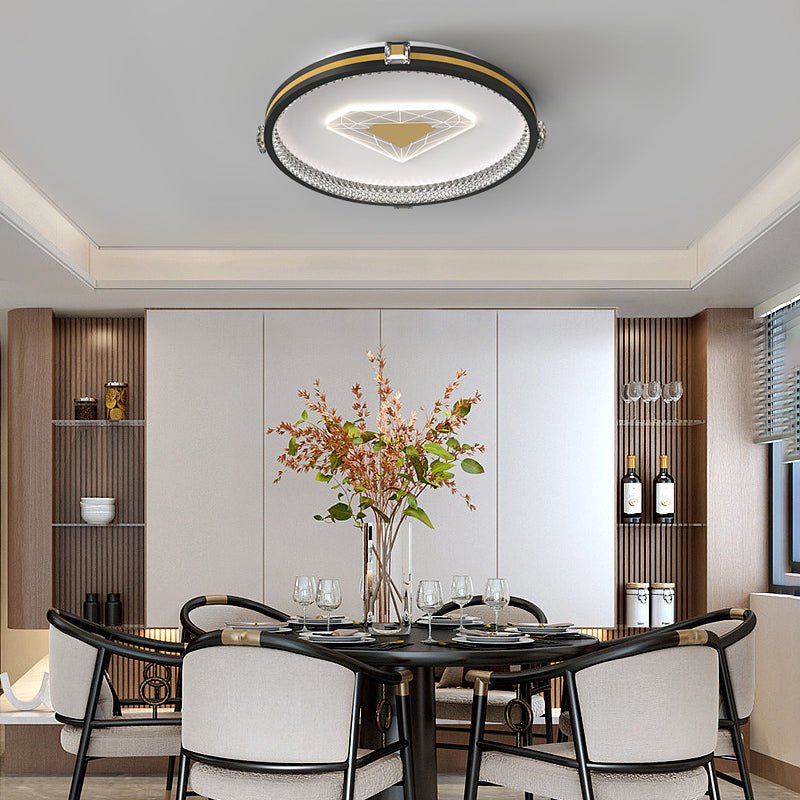 WINTHORPE TRIO DIMMABLE CIRCULAR LED CEILING LANTERN