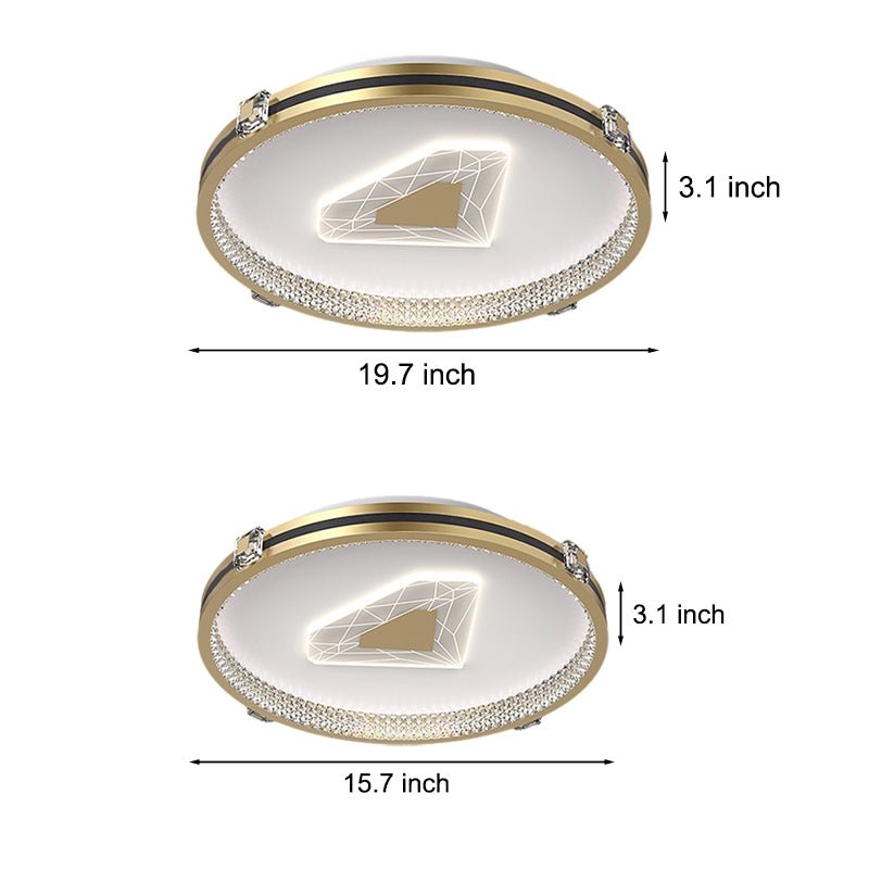 WINTHORPE TRIO DIMMABLE CIRCULAR LED CEILING LANTERN