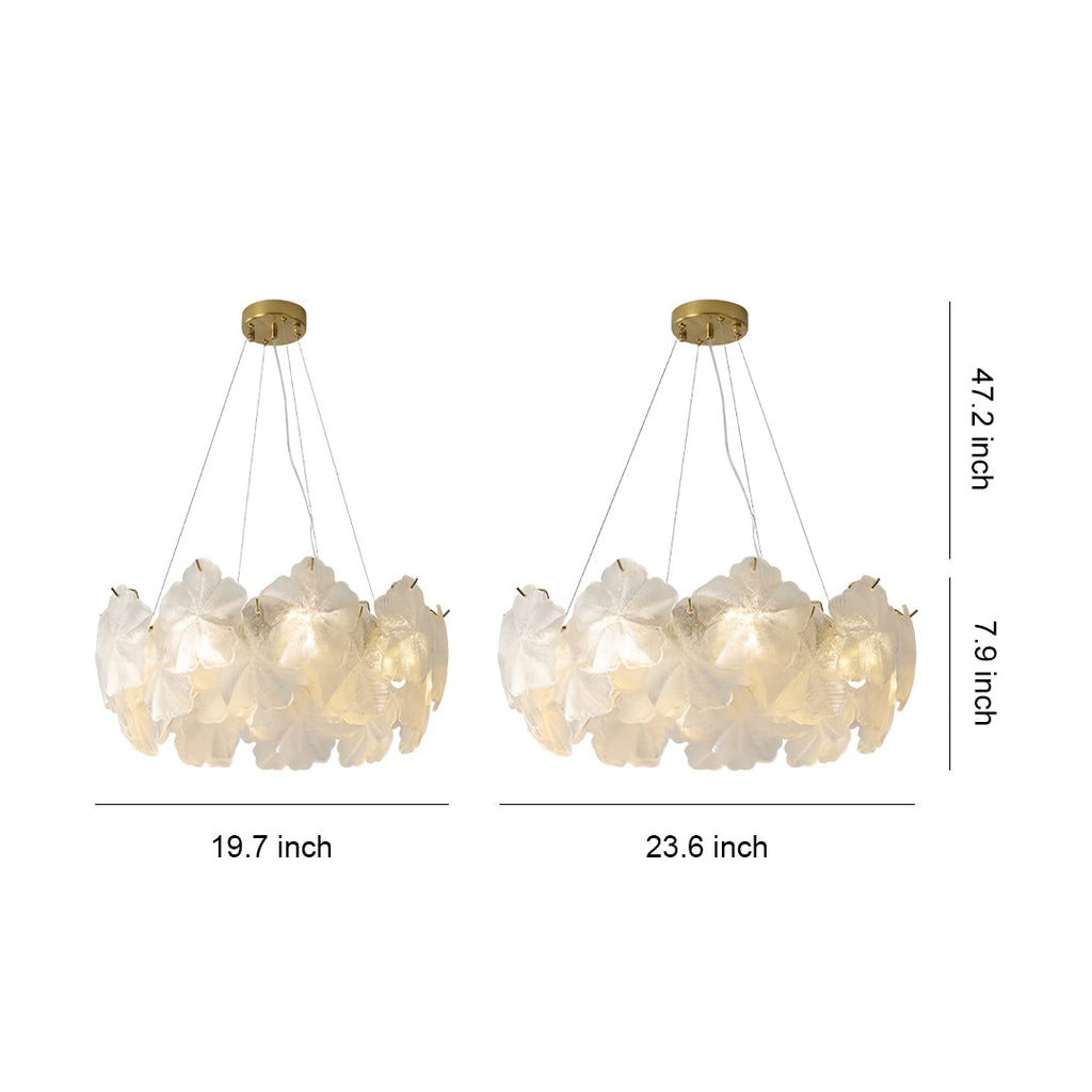 CHARLOTTESVILLE CRYSTAL CIRCLE CHANDELIER