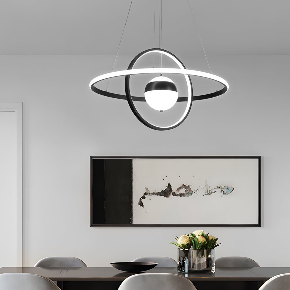 WINDSOR LUMINA CIRCULAR DINING CHANDELIER WITH TRIPLE DIMMING