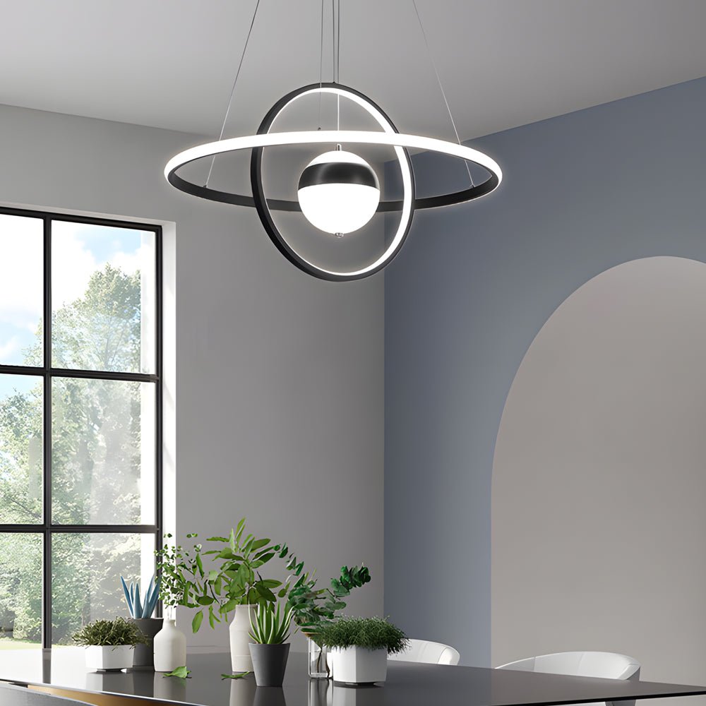 WINDSOR LUMINA CIRCULAR DINING CHANDELIER WITH TRIPLE DIMMING