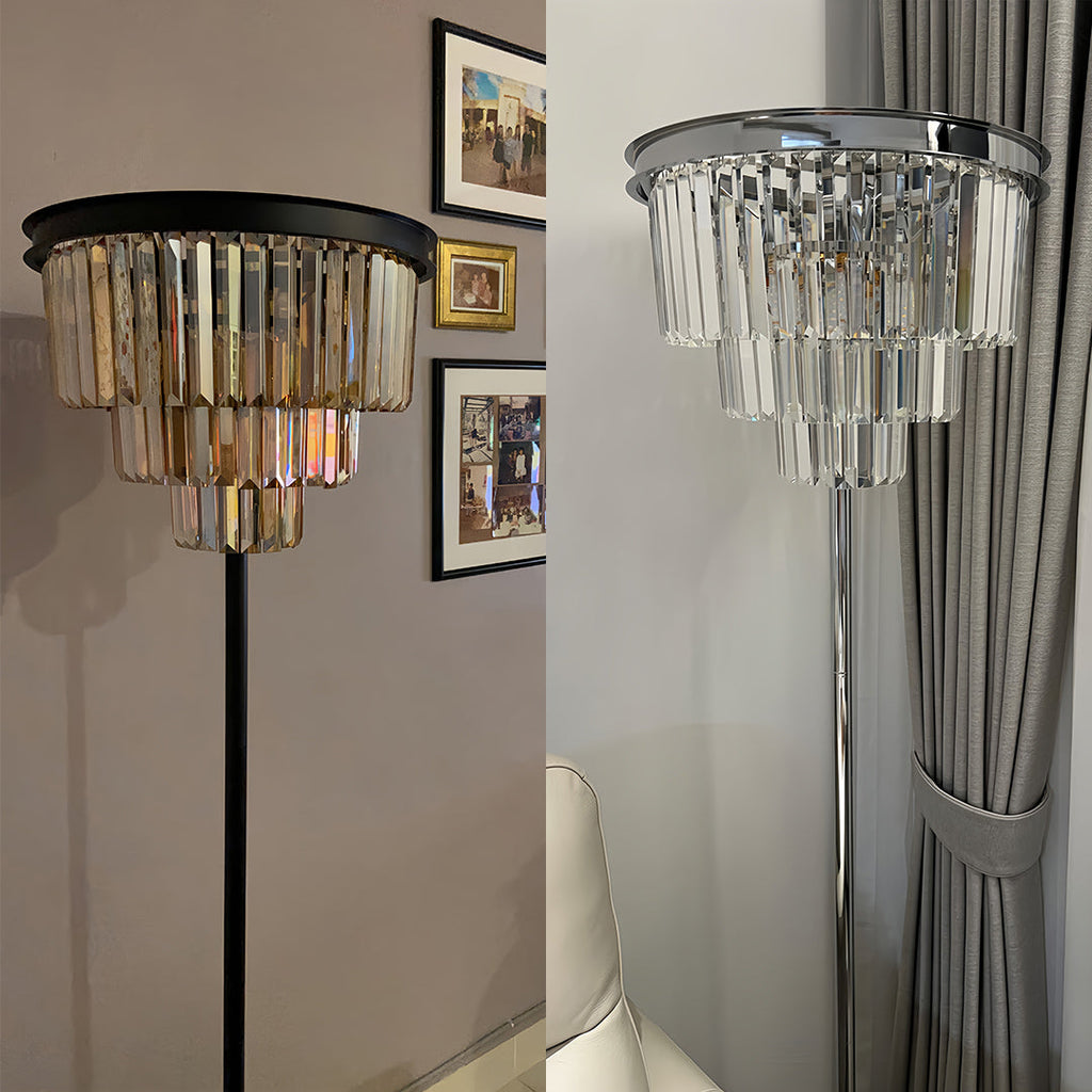 WINCHESTER CRYSTAL TOWER FLOOR LAMP