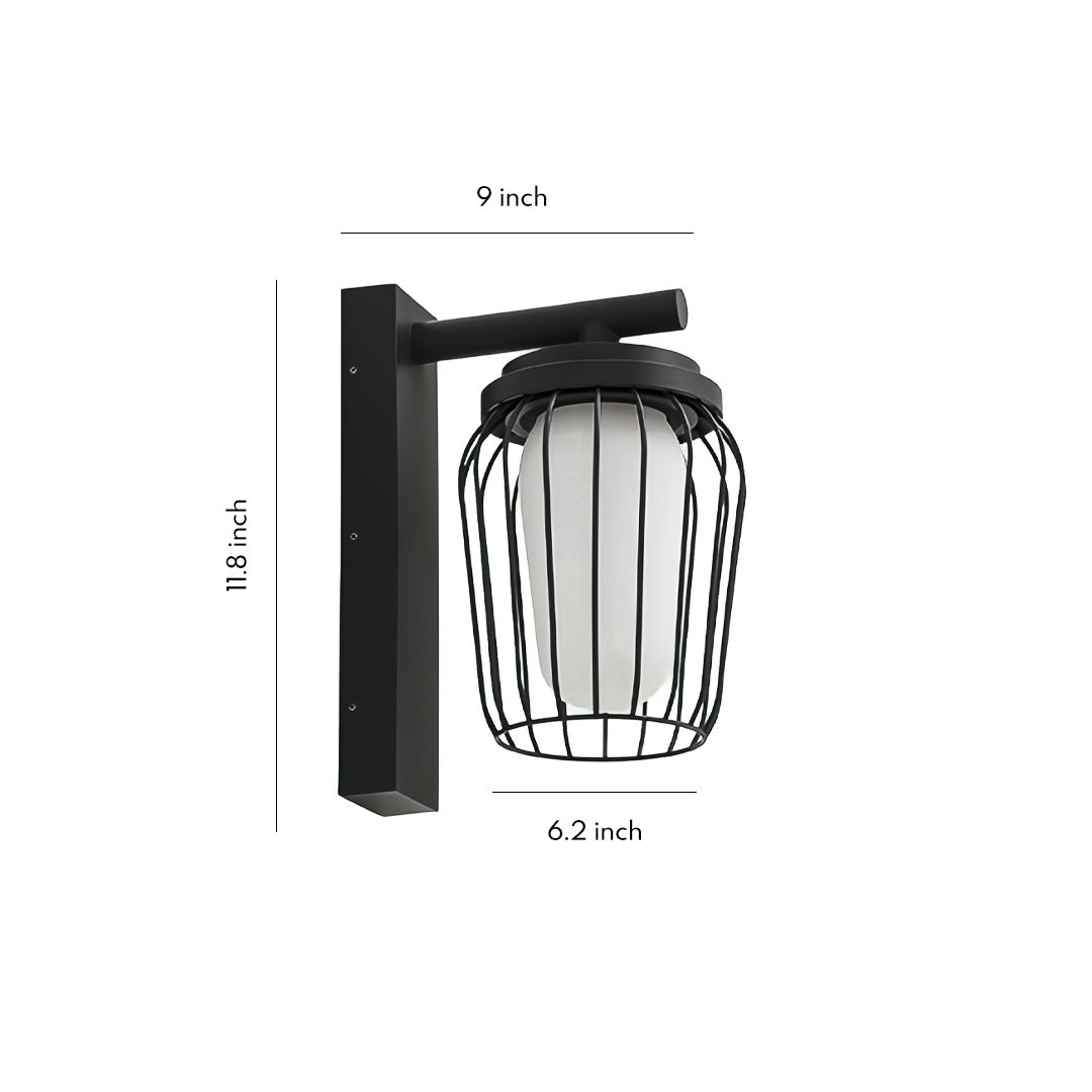WINDSOR CAGE OUTDOOR SCONCE LIGHTING