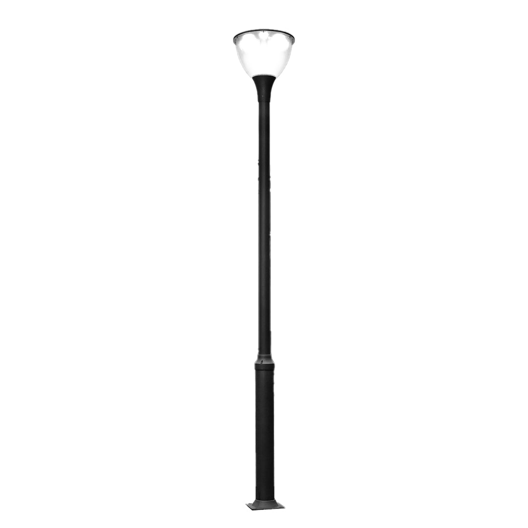 **LARCHMONT ILLUMINATED POST LANTERN**  
Sleek and contemporary, this outdoor post lantern features a streamlined silhouette, perfect for illuminating pathways and gardens with a modern touch.

**WINDSOR GLOW OUTDOOR LIGHTING COLUMN**  
A refined lighting