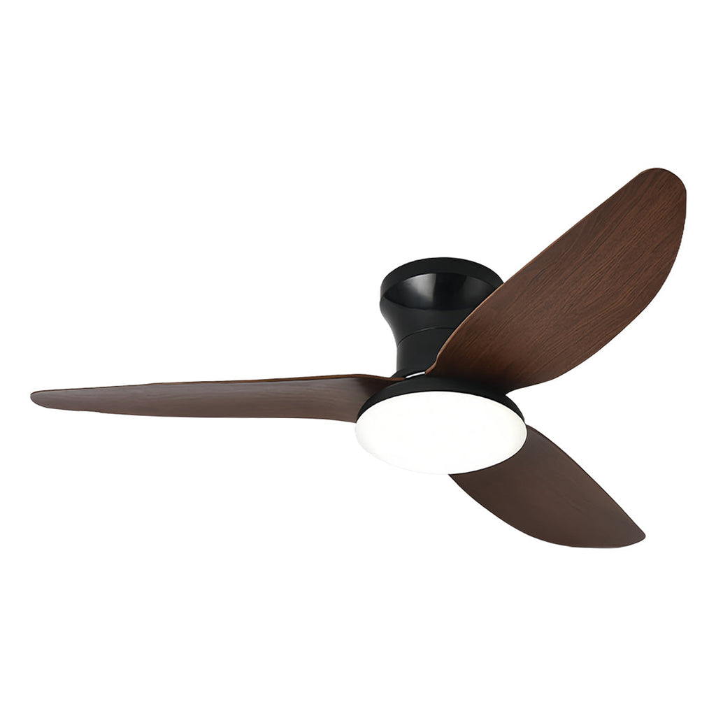 WINDSOR WHISPER 3-BLADE CEILING FAN WITH DIMMABLE LIGHT AND REMOTE CONTROL