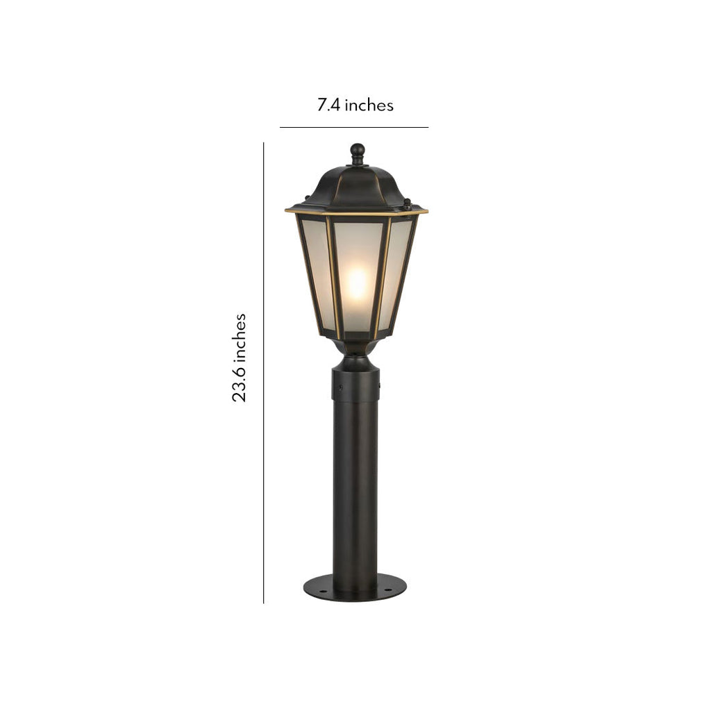 WINDSOR GARDEN LED PATHWAY LANTERN - EUROPEAN INSPIRED WATER-RESISTANT DESIGN