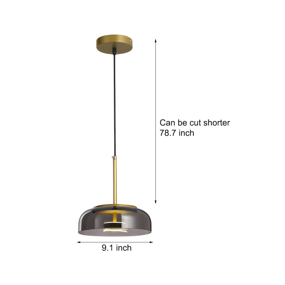 WINTHROP CRYSTAL DROPLET HANGING LIGHT