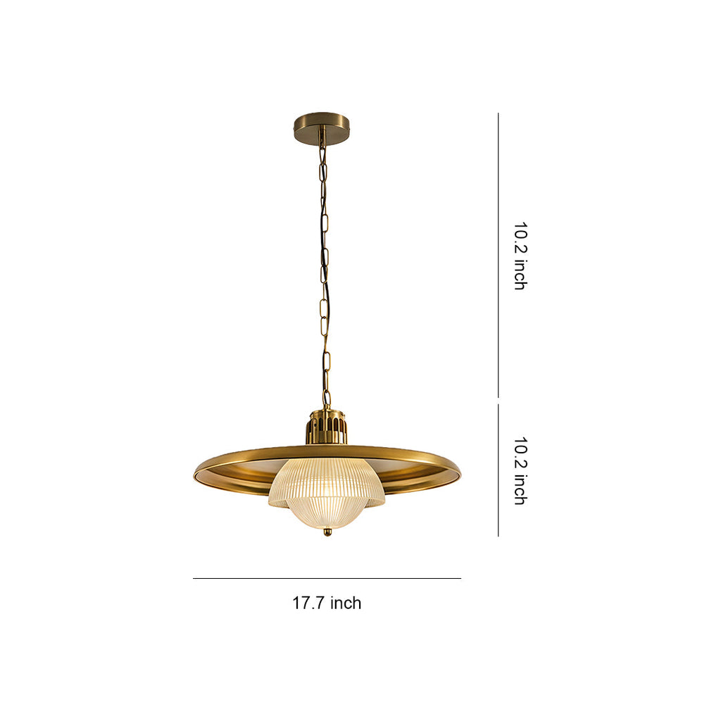 BRAMLEY COPPER TONE ADJUSTABLE CEILING LANTERN