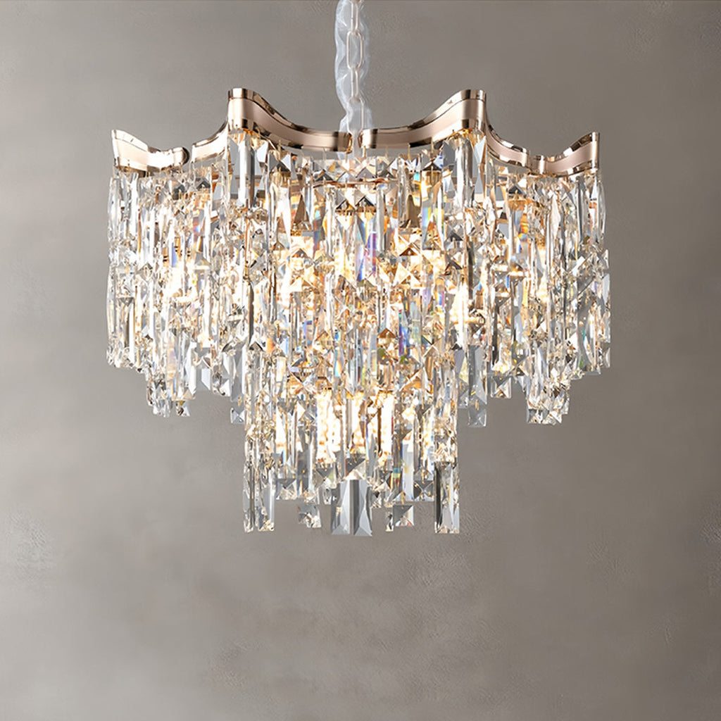 WINDSOR CRYSTAL TIERED CEILING LANTERN