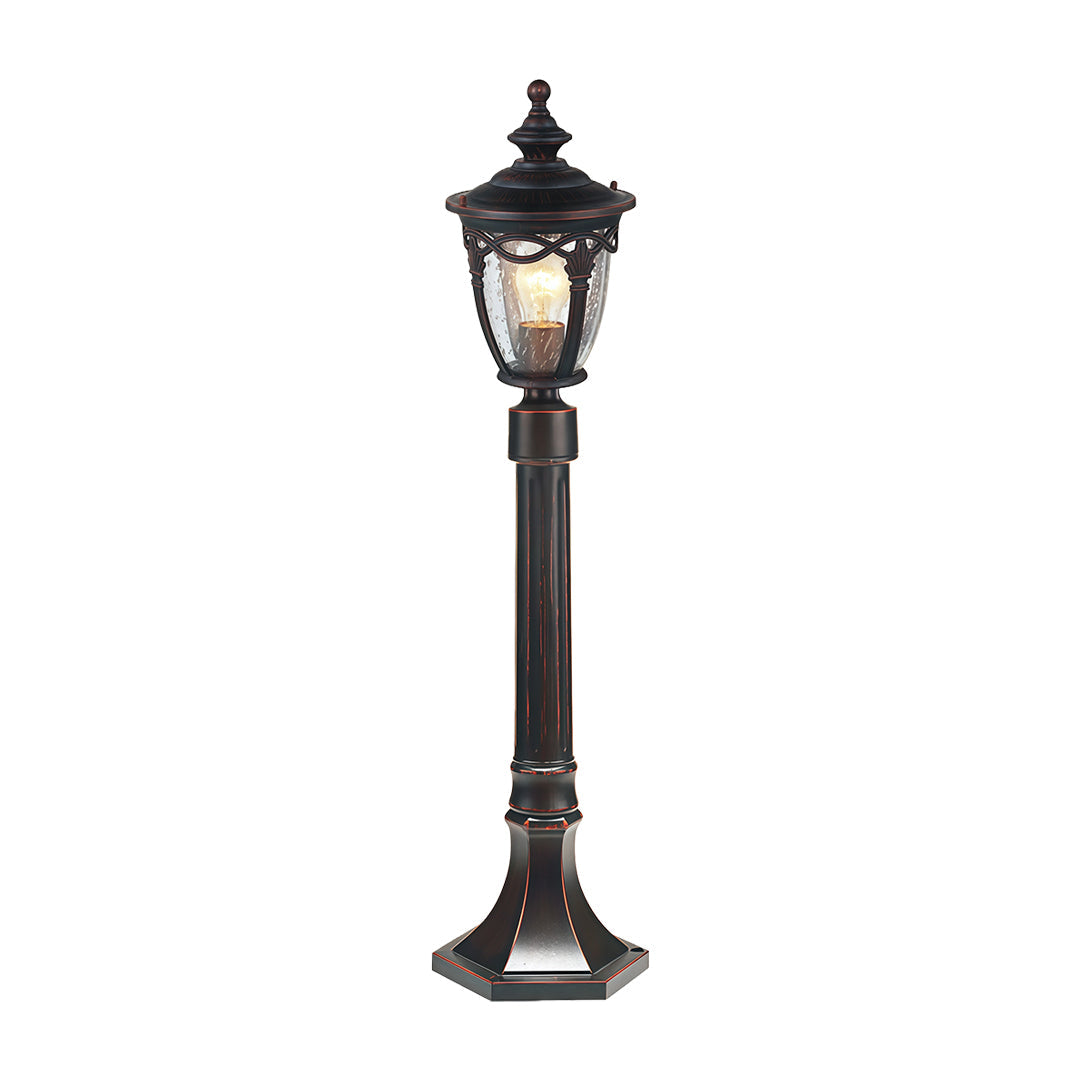 WINDSOR ALUMINUM GARDEN PATHWAY LANTERN WITH WEATHERPROOF DESIGN