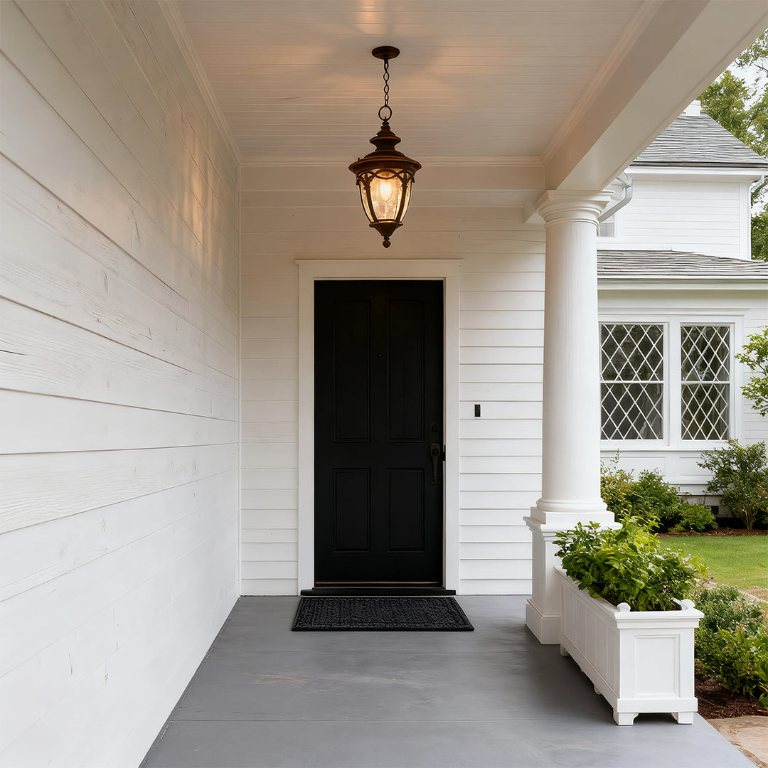 RAVENSCROFT VINTAGE HANGING OUTDOOR LIGHTING WITH CUSTOMIZABLE CHAIN