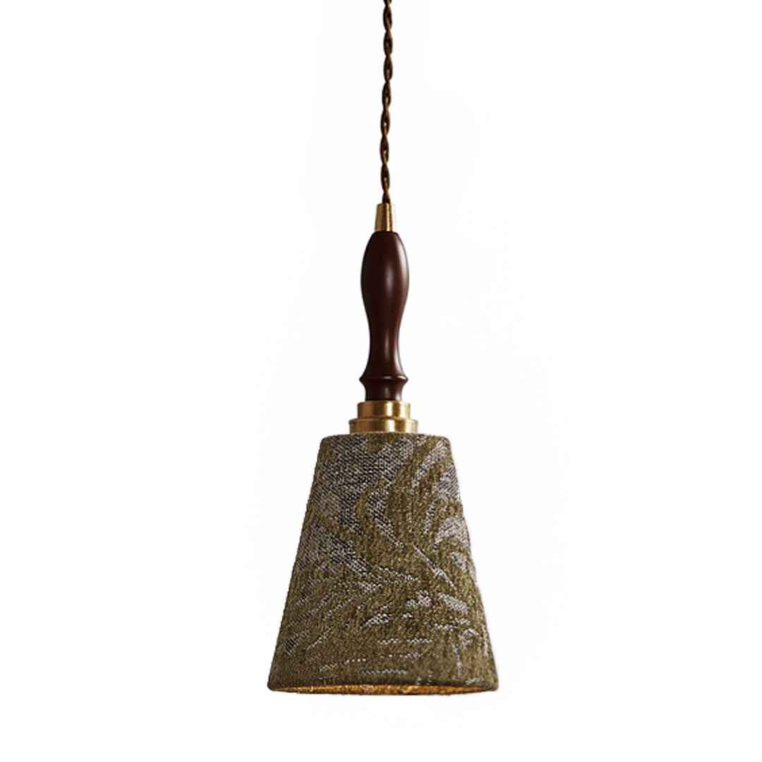 CAPRICE OLIVE METAL DRUM LIGHTING FIXTURE