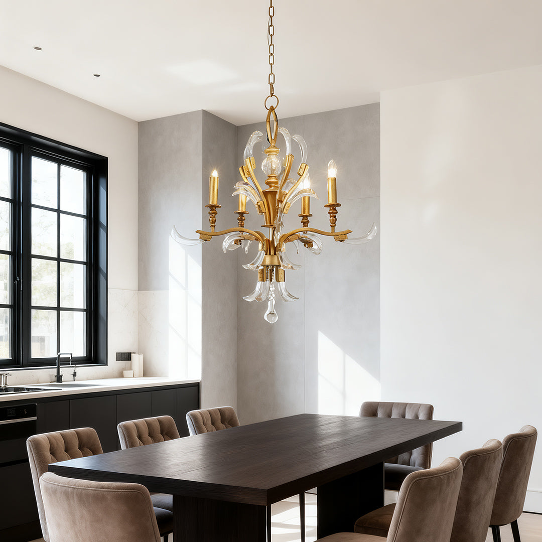 WINTHORPE CRYSTAL GLEAM CEILING CHANDELIER