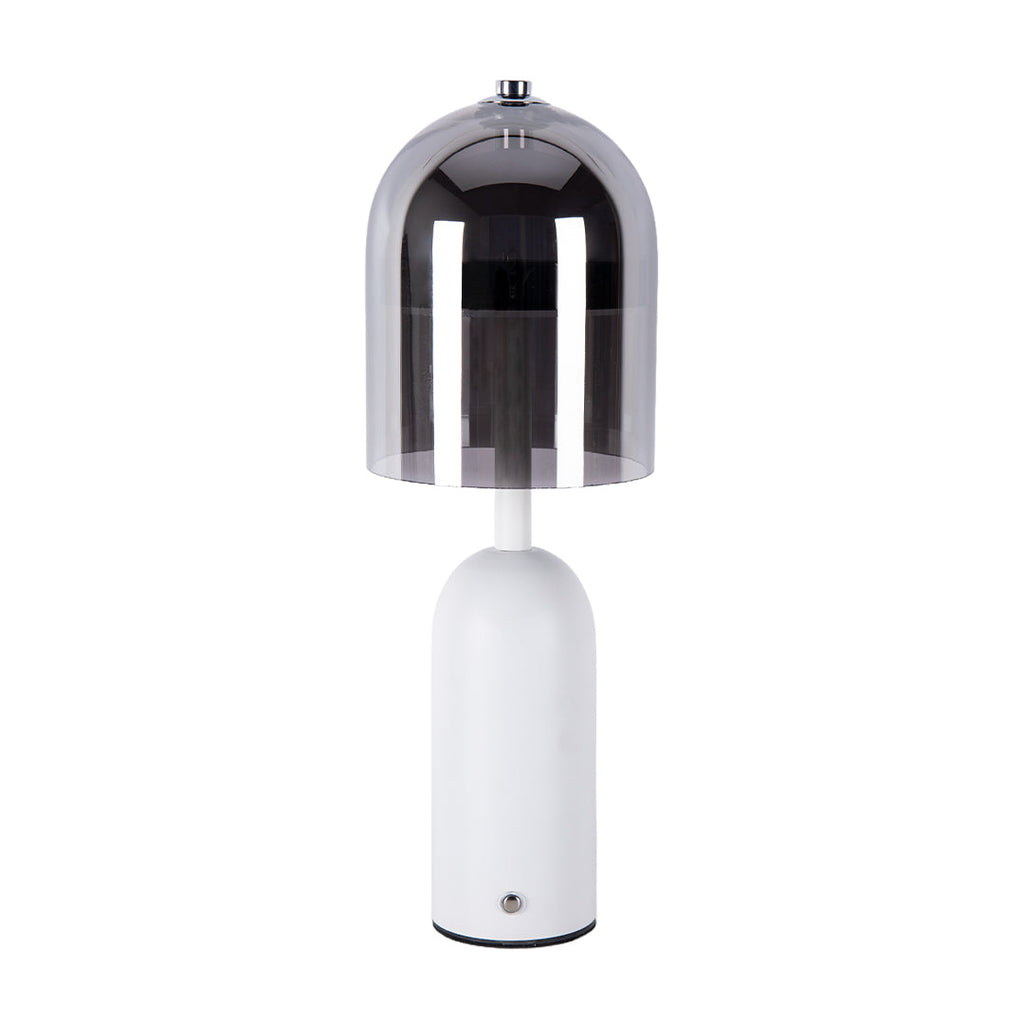 VIVIANE GLASS CRESCENT TABLE LAMP
