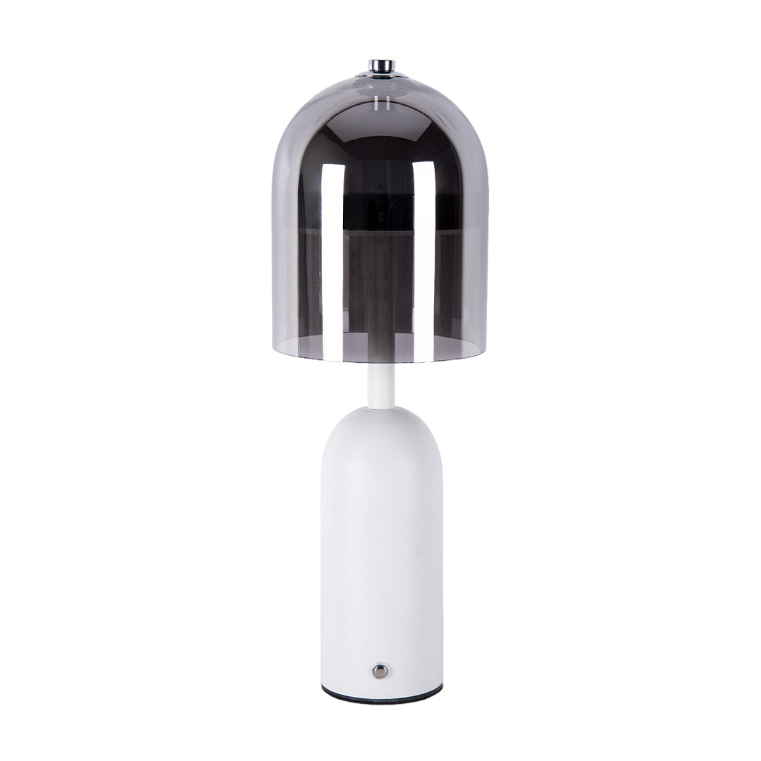 VIVIANE GLASS CRESCENT TABLE LAMP