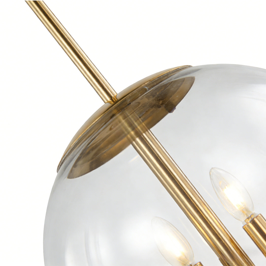 WINDSOR CRYSTAL ORB CEILING LAMP