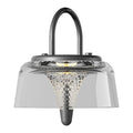 WINTHROP SOLAR-CHARGED CRYSTAL HANGING LANTERN