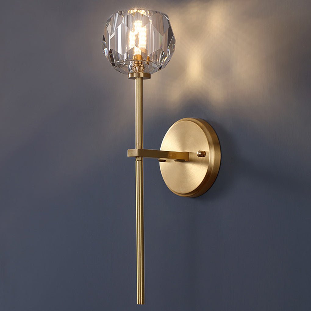 WINDSOR CRYSTAL ORB WALL LIGHTING