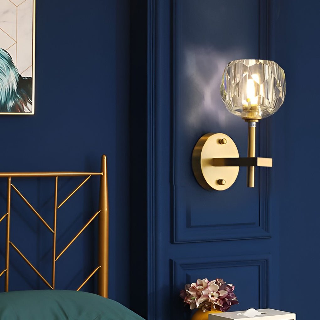 WINDSOR CRYSTAL ORB WALL LIGHTING