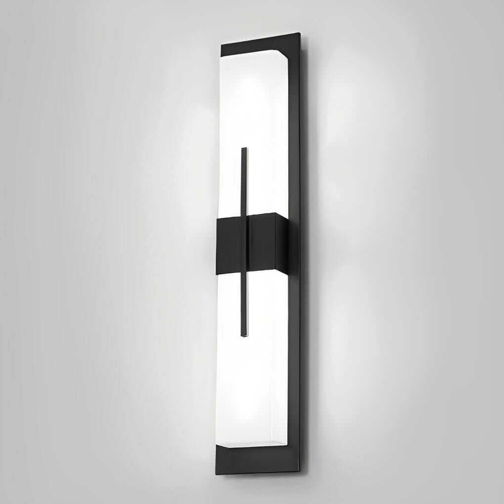WINTERBOURNE RECTANGULAR BLACK LED OUTDOOR WALL SCONCE