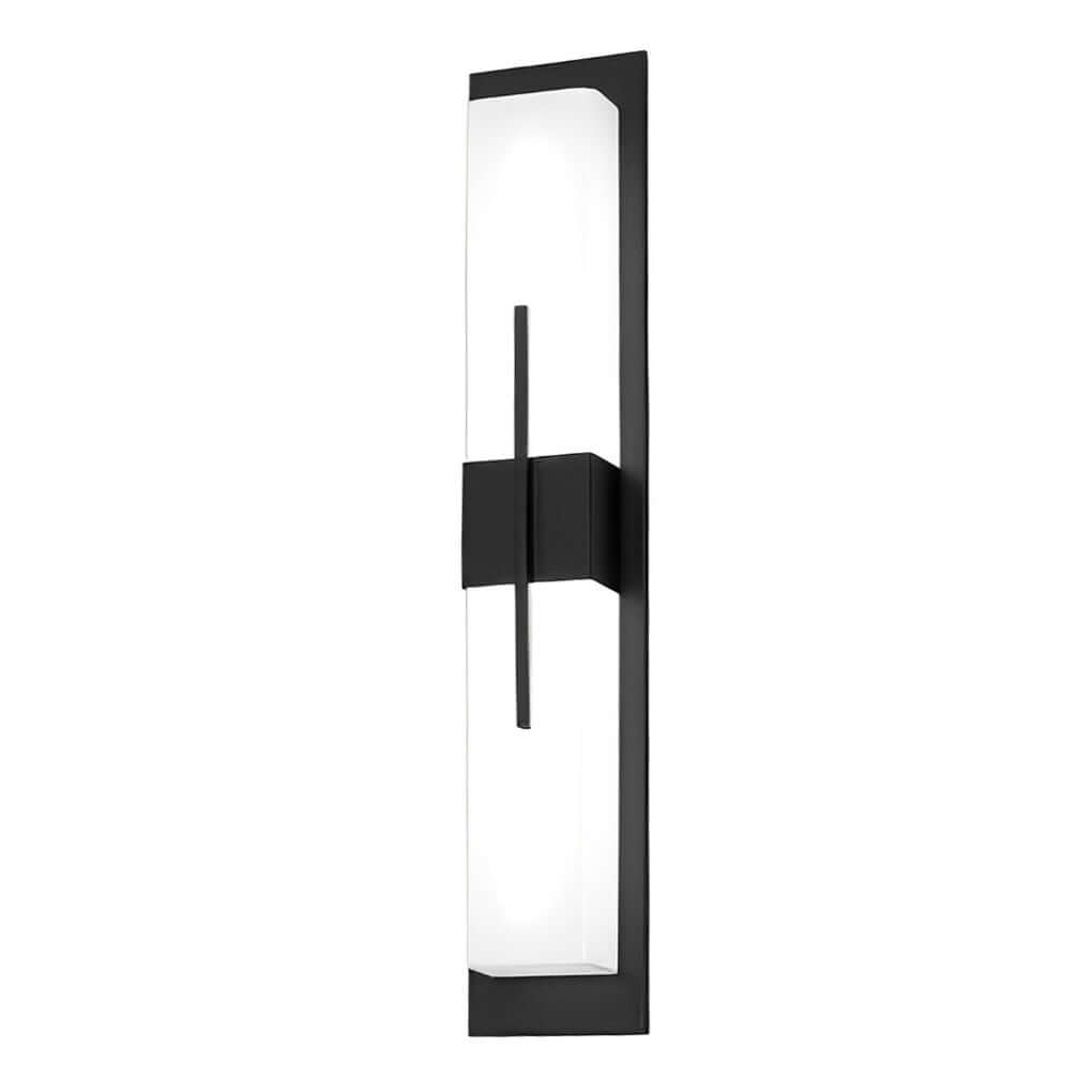 WINTERBOURNE RECTANGULAR BLACK LED OUTDOOR WALL SCONCE