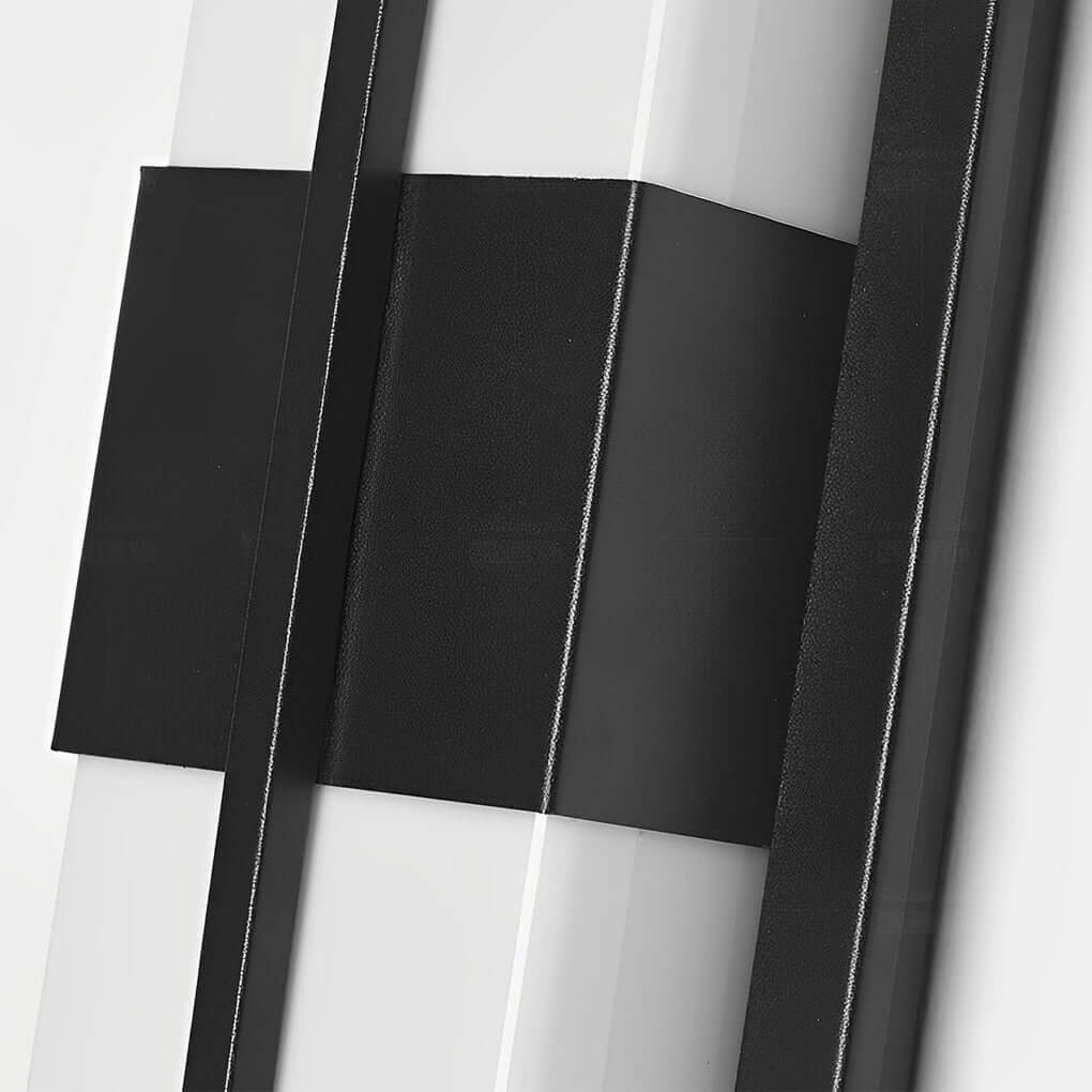 WINTERBOURNE RECTANGULAR BLACK LED OUTDOOR WALL SCONCE