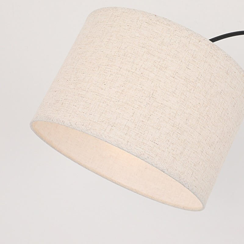 WINTHROP MARBLE-FOOTED ARC LAMP WITH ADJUSTABLE SHADE