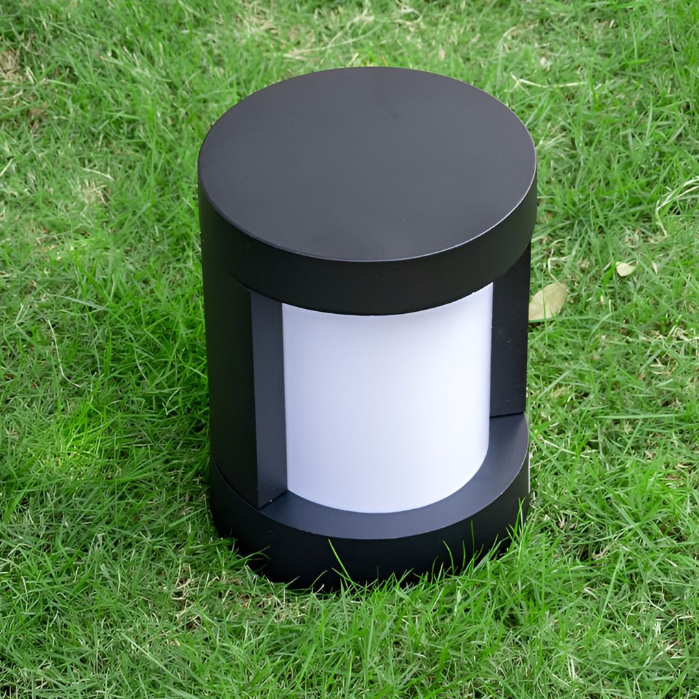 WINCHESTER SOLAR & WIRED CYLINDRICAL PATH LIGHTING BOLLARDS