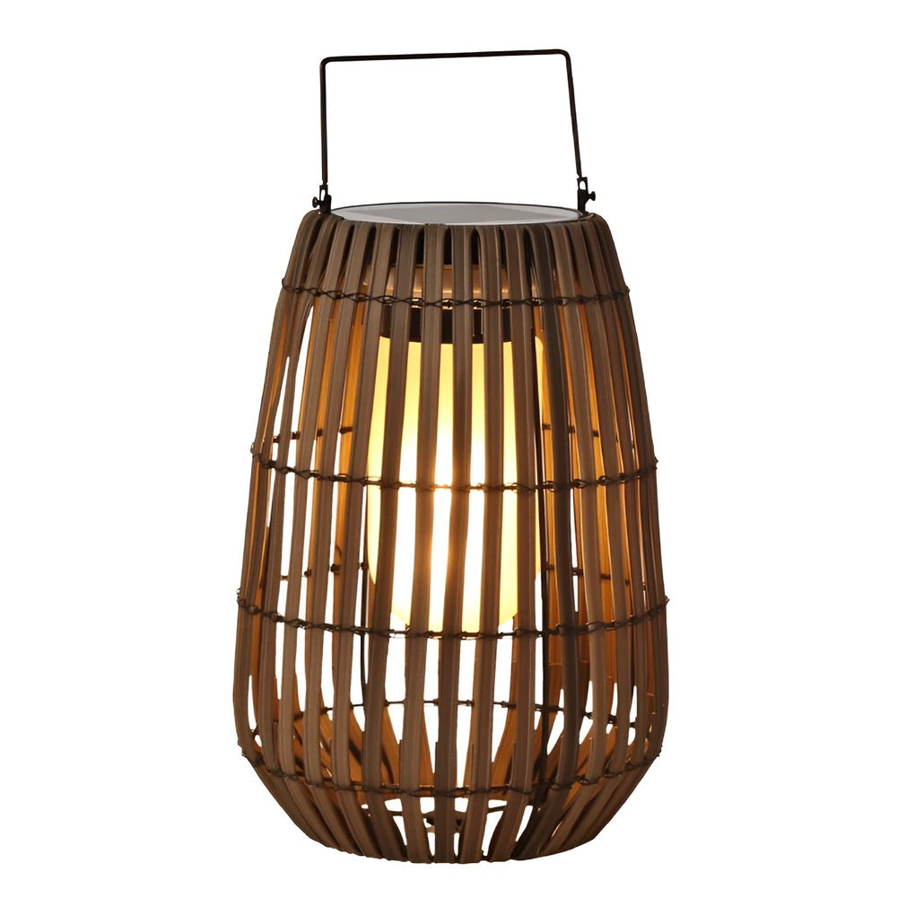 WINDSOR RATTAN SOLAR SUSPENDED LANTERN