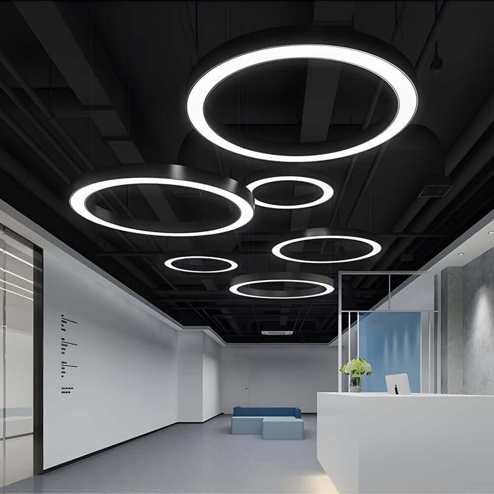 WINDSOR CIRCLE SUSPENDED LED OFFICE LIGHTING FOR FITNESS SPACES