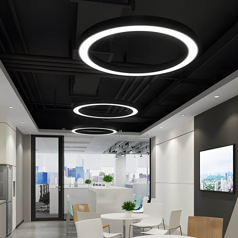 WINDSOR CIRCLE SUSPENDED LED OFFICE LIGHTING FOR FITNESS SPACES