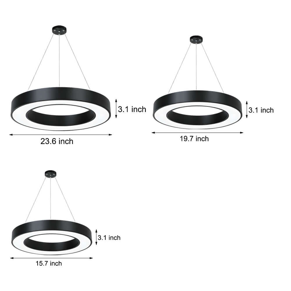 WINDSOR CIRCLE SUSPENDED LED OFFICE LIGHTING FOR FITNESS SPACES