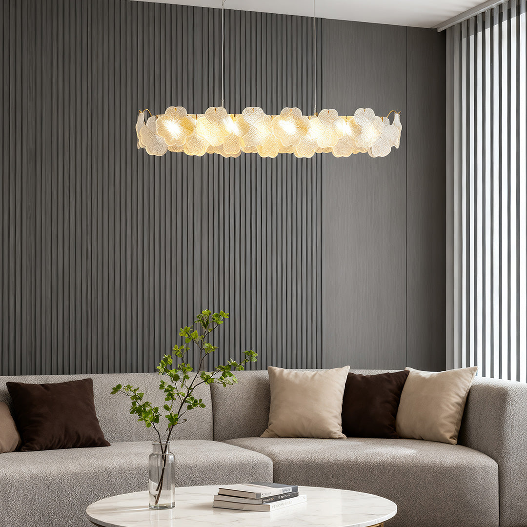 VERDANT BLOOM CRYSTAL CEILING LANTERN