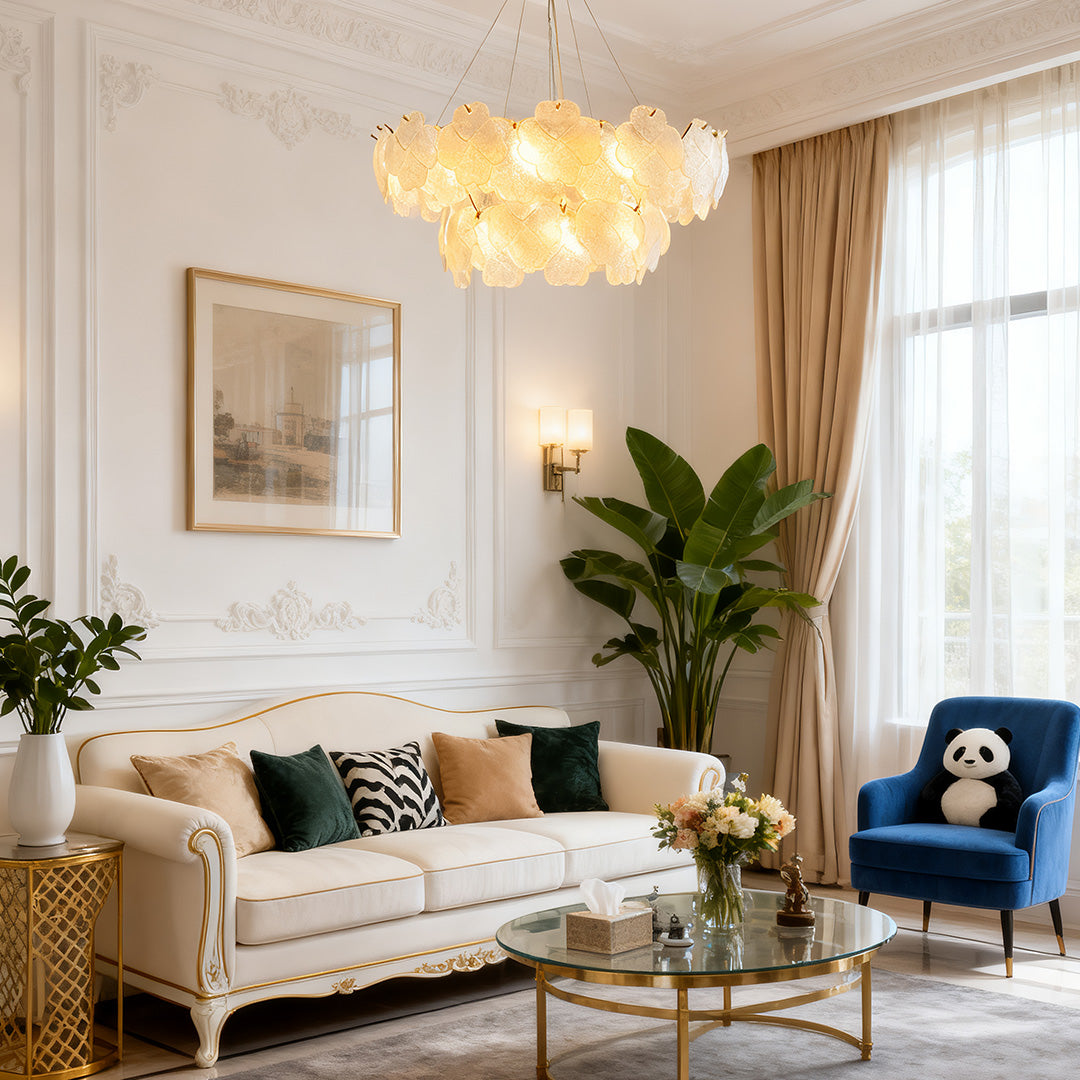 VERDANT BLOOM CRYSTAL CEILING LANTERN