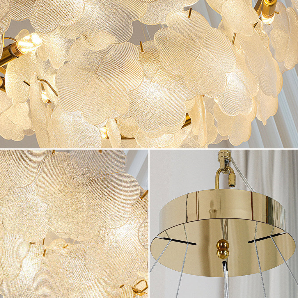 VERDANT BLOOM CRYSTAL CEILING LANTERN