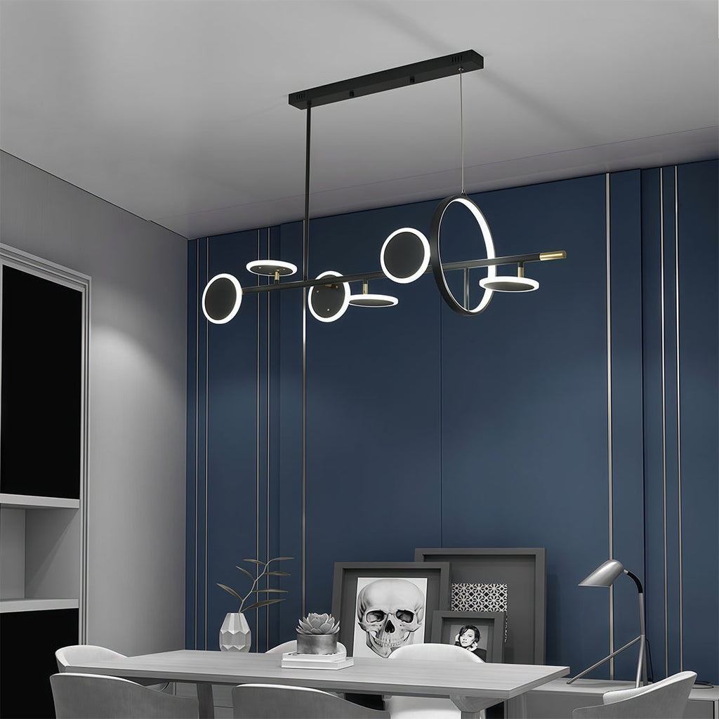 WINTERBOURNE SILICONE SIX-BULB CEILING LANTERN