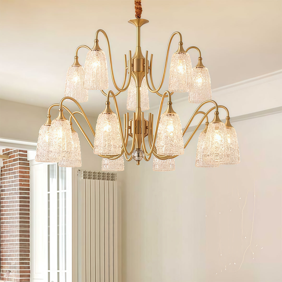 WINDSOR GLAZED BRASS CEILING LANTERN