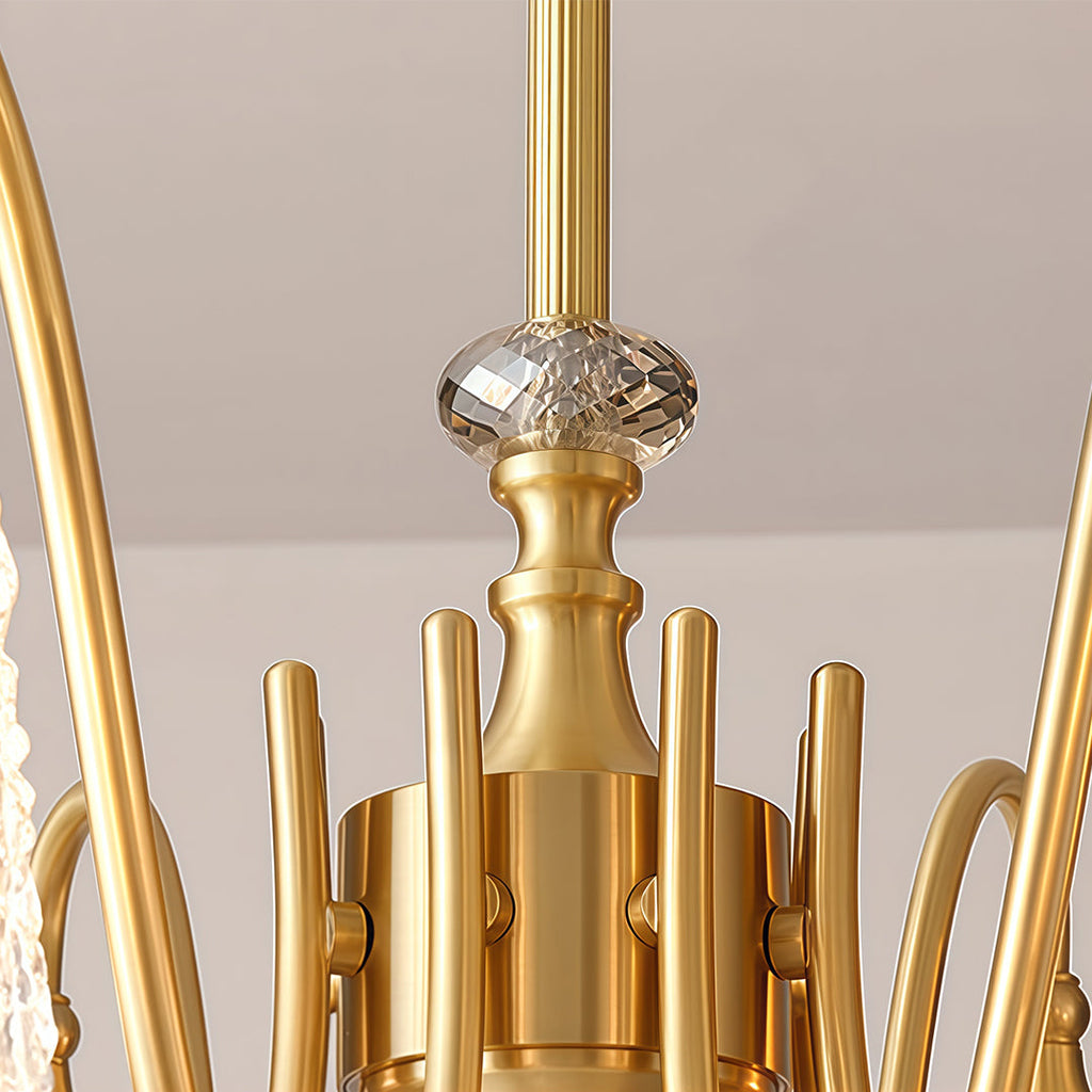 WINDSOR GLAZED BRASS CEILING LANTERN
