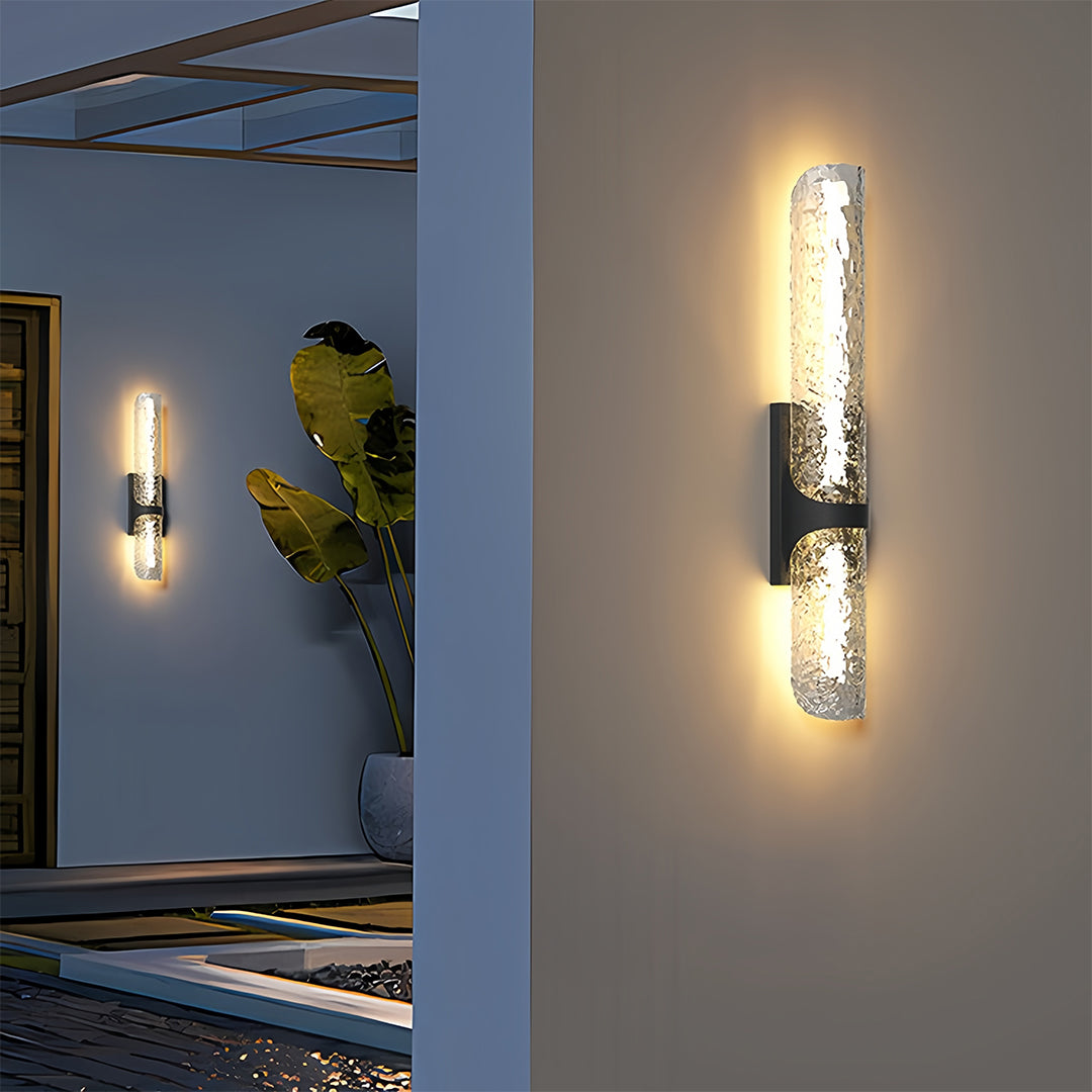 RAVENHURST BLACK OUTDOOR LED WALL APLIQUE, WEATHER-RESISTANT LIGHTING