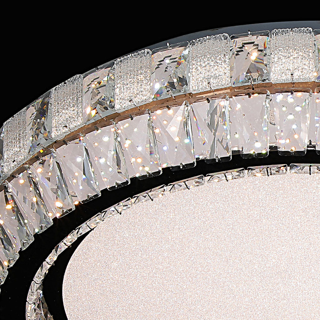 FARINGTON CRYSTAL FLUSH CEILING GLOW
