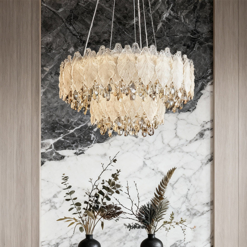 VIVIENNE GILDED CRYSTAL CEILING LANTERN
