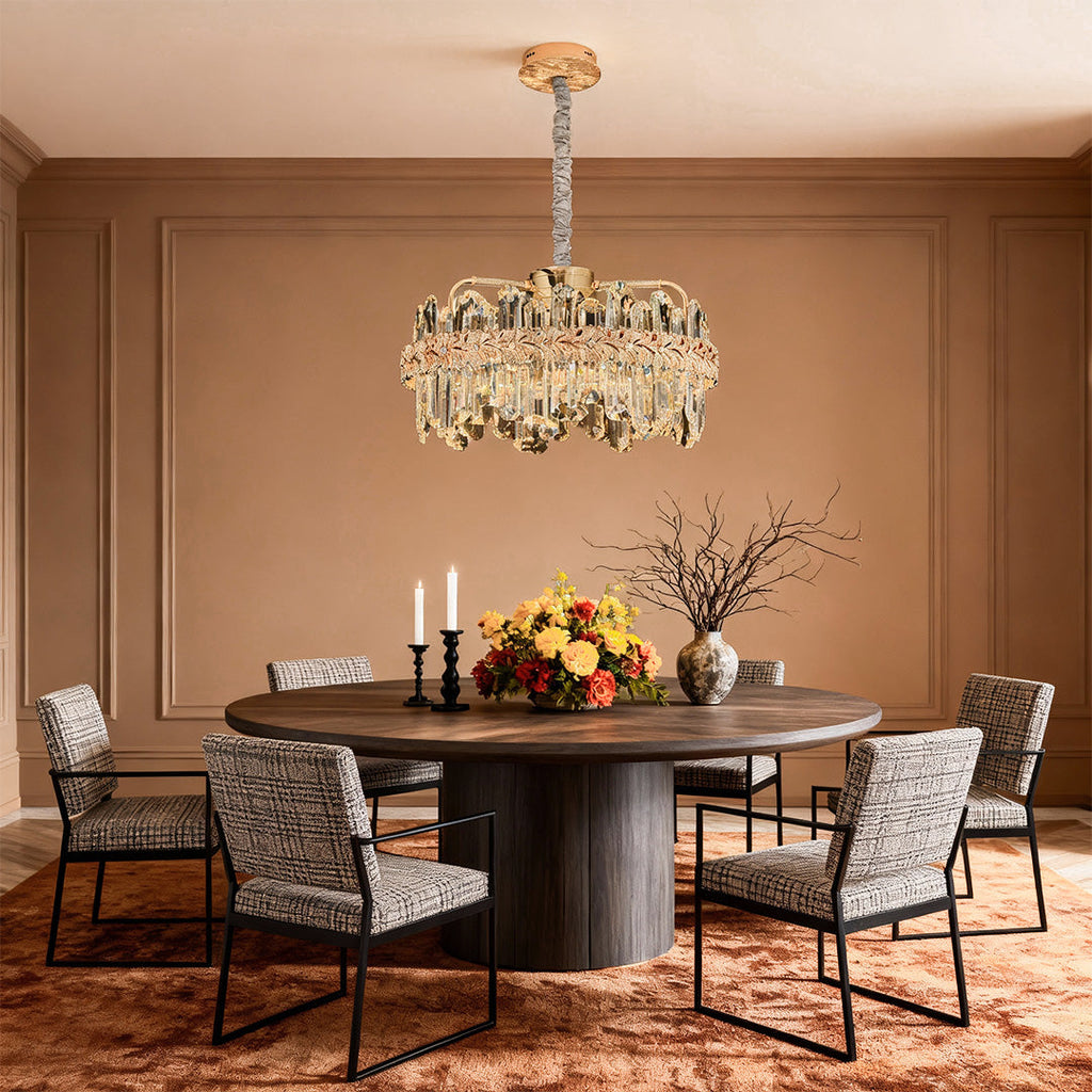 WINSLOW CRYSTAL SPHERE CEILING CHANDELIER"  
2. "HARTFORD GLASS TEARDROP CEILING LANTERN"  
3. "CAVENDISH LUXE RAINBOW CRYSTAL LIGHT FIXTURE"  
4. "BRAMBLETON MODERN ORB CEILING GLOW"  
5. "FENWICK ILLUMINATED CRYSTAL DOME LIGHT"  
6. "TAVISTOCK ARTISANAL