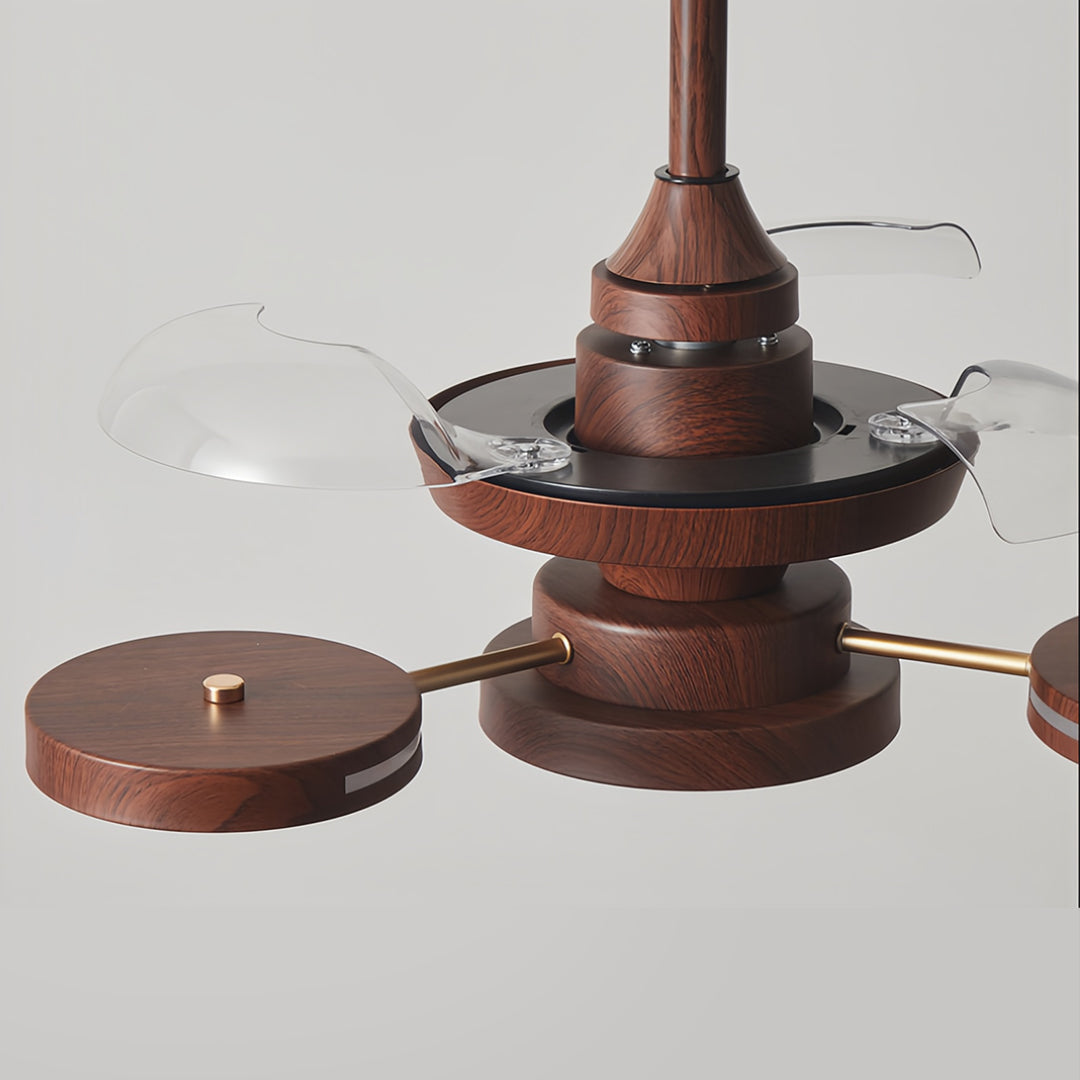 VIVIENNE FRENCH IRON TRIO LIGHT CEILING FAN